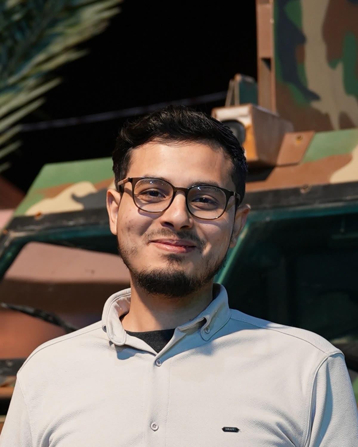 Portrait of Ahmed Ghawi
